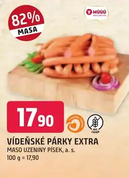 Trefa Vídeňské Párky Extra nabídka