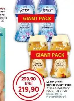 Tesco Lenor vonné perličky nabídka
