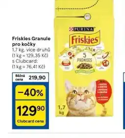 Tesco Friskies granule pro kočky nabídka