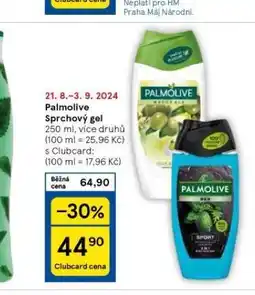Tesco Palmolive sprchový gel nabídka