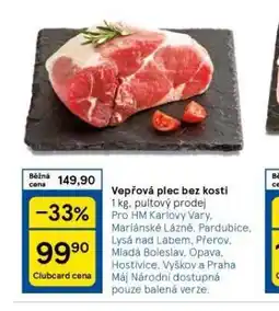 Tesco Vepřová plec bez kosti nabídka