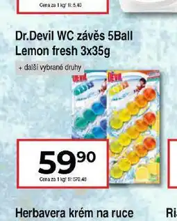 Hruška Dr. devil wc závěs nabídka