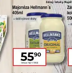 Hruška Hellmann's majonéza nabídka
