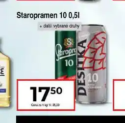 Hruška Pivo staropramen nabídka