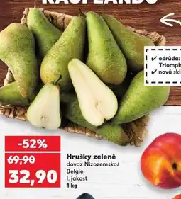 Kaufland Hrušky zelené nabídka