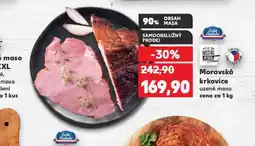 Kaufland Moravská krkovice uzené maso nabídka