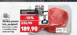Kaufland Hovězí přední krk, podplečí nabídka