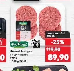 Kaufland Hovězí burger nabídka