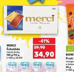 Kaufland Merci čokoláda nabídka