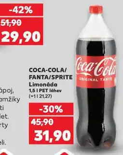Kaufland Coca cola, fanta, sprite nabídka