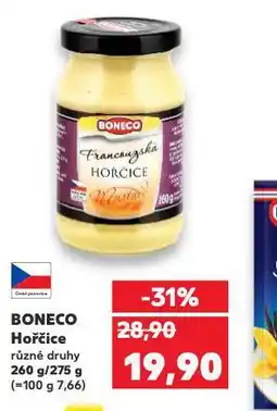 Kaufland Boneco hořčice nabídka