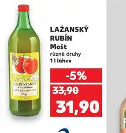 Kaufland Lažanský rubín mošt nabídka