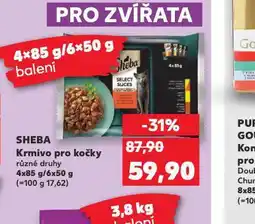 Kaufland Sheba krmivo pro kočky nabídka