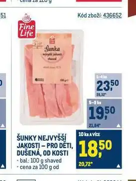 Makro Šunka nejvyšší jakosti nabídka