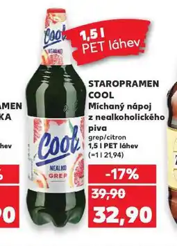 Kaufland Pivo staropramen cool nealko nabídka