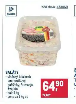 Makro Salát pochoutkový nabídka