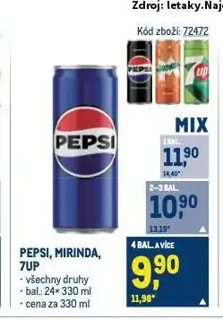 Makro Pepsi nabídka