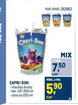 Makro Capri-sun nabídka