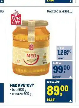 Makro Med květový nabídka