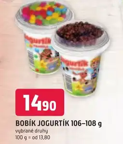 Trefa BOBÍK Jogurtík nabídka