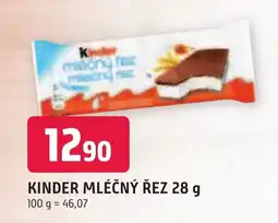 Trefa KINDER Mléčný řez nabídka
