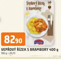Trefa Vepřový Řízek s Brambory nabídka