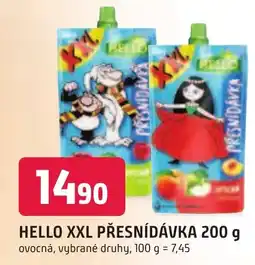 Trefa HELLO XXL Přesnídávka nabídka