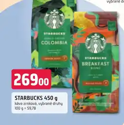 Trefa STARBUCKS nabídka