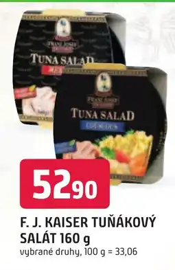 Trefa F. J. KAISER Tuňákový Salát nabídka