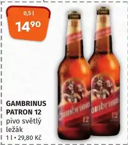 Trefa GAMBRINUS PATRON 12 nabídka