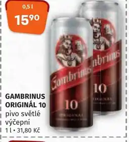 Trefa GAMBRINUS ORIGINÁL 10 nabídka