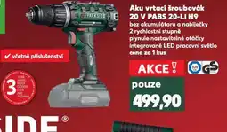 Kaufland Aku vrtací šroubovák nabídka