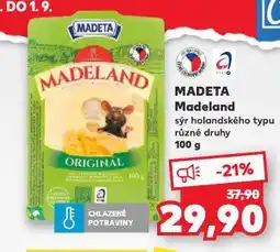 Kaufland Madeta medaland nabídka