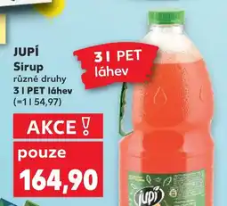 Kaufland JUPÍ Sirup nabídka