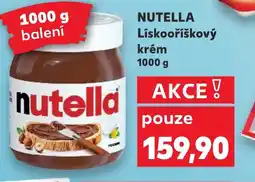 Kaufland NUTELLA Liskooříškový krém nabídka
