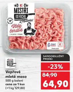 Kaufland Vepřové mleté maso nabídka