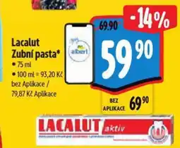 Albert LACALUT Zubní pasta nabídka