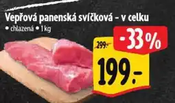 Albert Vepřová panenská svíčková - v celku nabídka