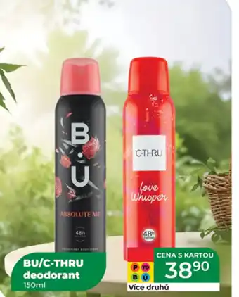 Tamda Foods BU/C-THRU Deodorant nabídka