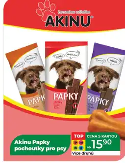 Tamda Foods AKINU Papky Pochoutky pro psy nabídka