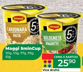 Tamda Foods MAGGI 5min Cup nabídka