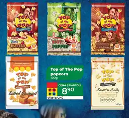 Tamda Foods Top of The Pop popcorn nabídka