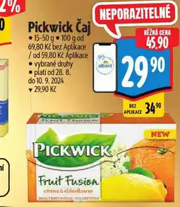 Albert Pickwick čaj nabídka