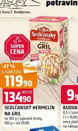 Terno Sedlčanský hermelín na gril nabídka