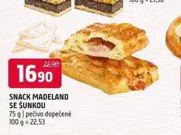 Terno Snack madeland se šunkou nabídka