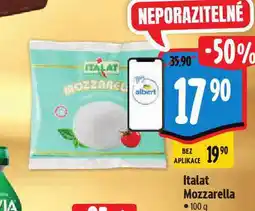 Albert Italat mozzarella nabídka