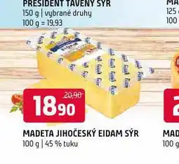 Terno Madeta jihočeský eidam sýr nabídka