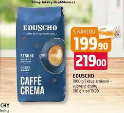 Terno Eduscho káva zrnková nabídka