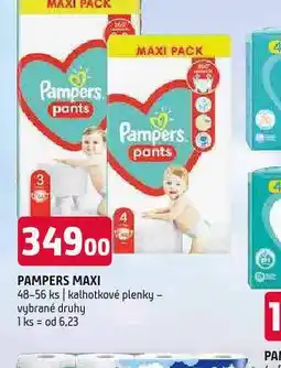 Terno Pampers dětské plenky nabídka