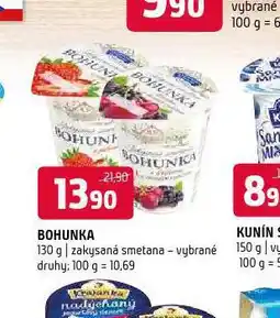 Terno Bohunka zakysaná smetana nabídka